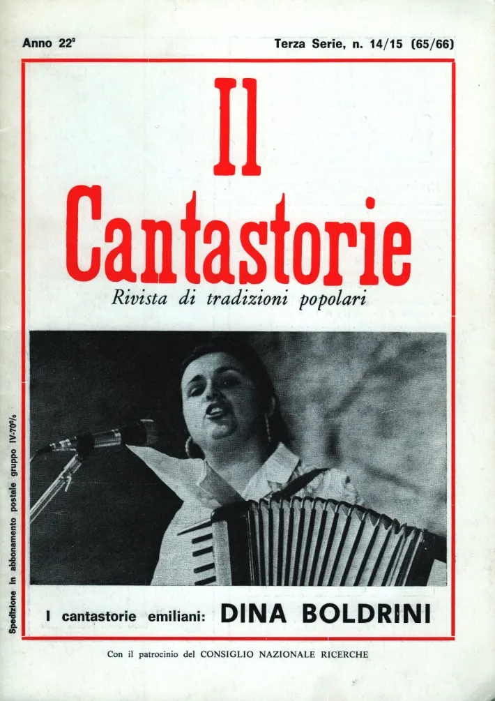 Copertina di "Appunti sui cantastorie in Terra di Bari dal Settecento all'Ottocento"