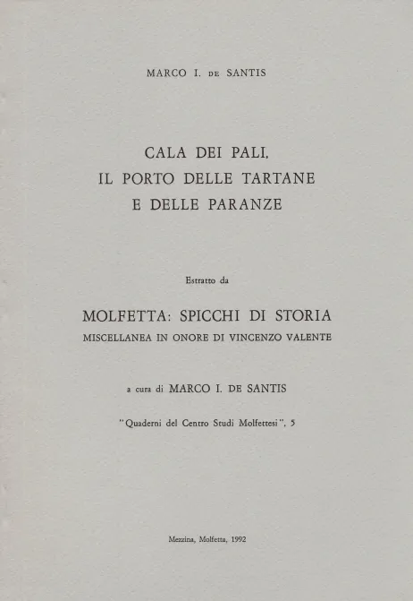 Copertina di "Cala dei Pali, il porto delle tartane e delle paranze"